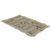 Natural wool area rug by TOV Furniture, 5x8 feet hand-tufted in neutral tones for living room or bedroom decor.