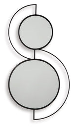 Shayham - Accent Mirror - Black - R&R Furniture Gallery (Fountain Valley, CA)