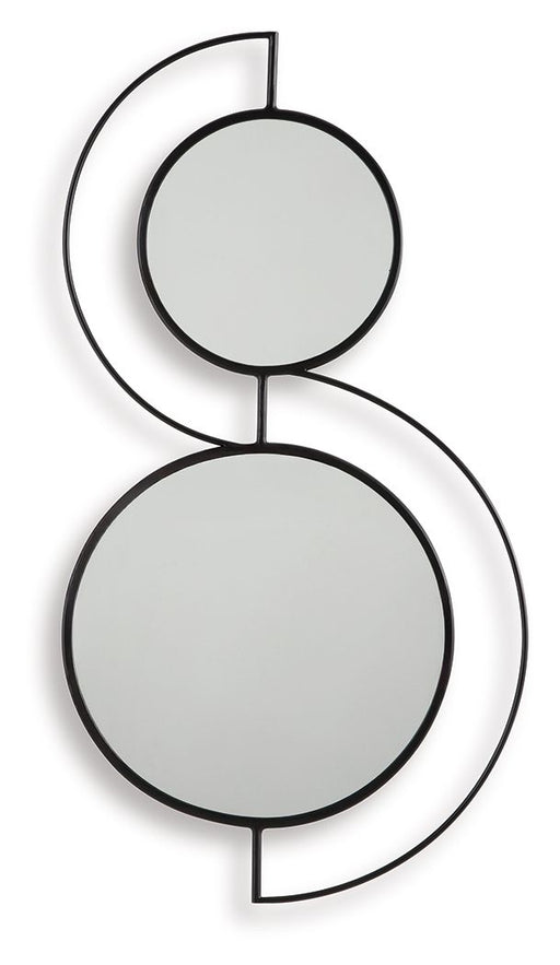 Shayham - Accent Mirror - Black - R&R Furniture Gallery (Fountain Valley, CA)