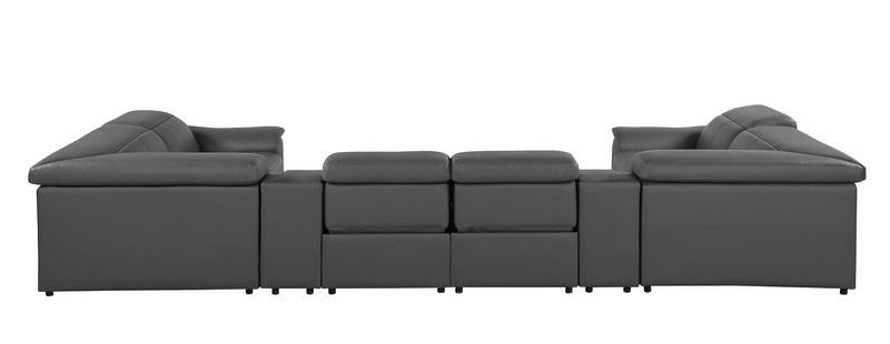 9762 - 8-Piece U-Shaped Sectional Sofa With 4 Power Recliner