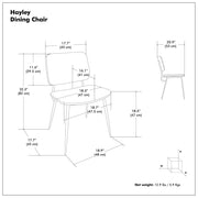 Hayley - Ergonomic Dining Chair (Set of 2) - R&R Furniture Gallery (Fountain Valley, CA)