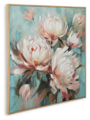 Parryville - Wall Art - Aqua / Pink - R&R Furniture Gallery (Fountain Valley, CA)