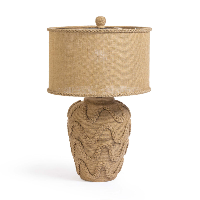 Baha - Bamboo Jute Table Lamp - Natural - R&R Furniture Gallery (Fountain Valley, CA)