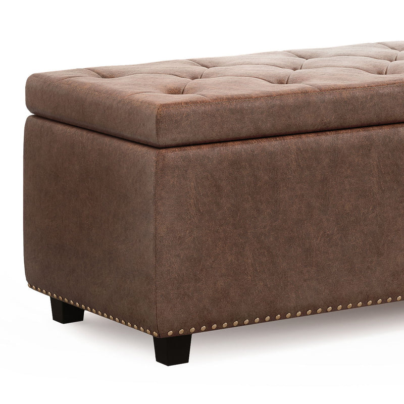 Hamilton - Upholstered Storage Ottoman - R&R Furniture Gallery (Fountain Valley, CA)