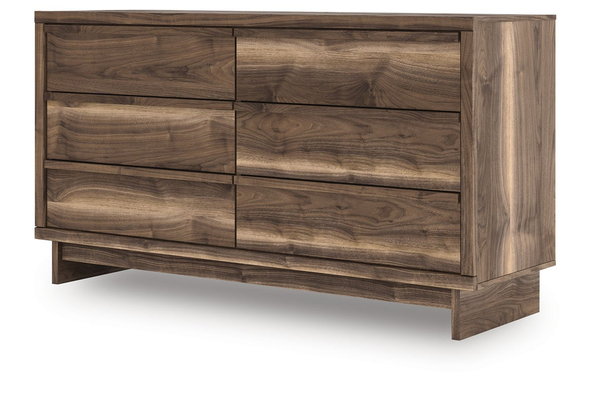 Chirason - Six Drawer Dresser - Brown - R&R Furniture Gallery (Fountain Valley, CA)