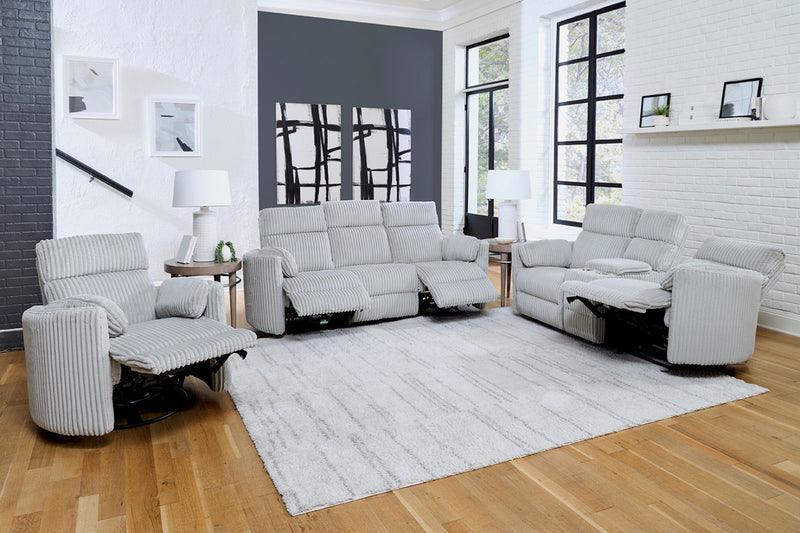 Parker Living Radius Power Reclining 3-Piece Sofa Set with plush cushions and modern design for stylish living room comfort