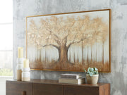 Dalewick - Wall Art - Brown / Gray / Gold Finish - R&R Furniture Gallery (Fountain Valley, CA)
