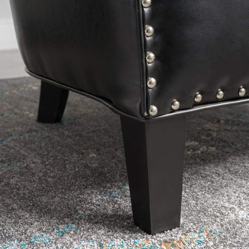 Enigmatica - Upholstered Club Chair With Nailhead Trim - R&R Furniture Gallery (Fountain Valley, CA)