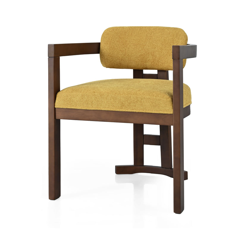 Stylish Indoor Upholstered Wood Dining Chair (Set of 2) - R&R Furniture Gallery (Fountain Valley, CA)