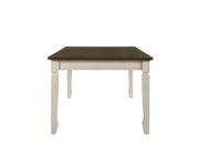 Fedele - Dining Table - Weathered Oak & Cream - R&R Furniture Gallery (Fountain Valley, CA)