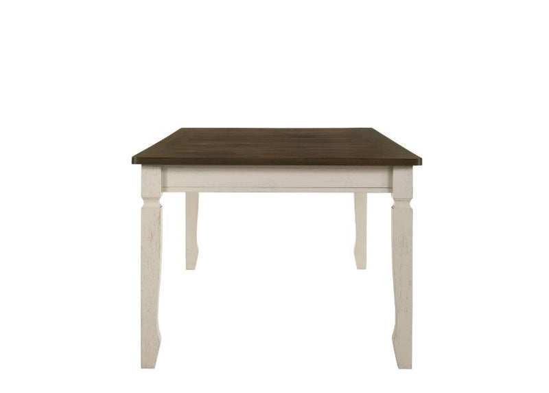 Fedele - Dining Table - Weathered Oak & Cream - R&R Furniture Gallery (Fountain Valley, CA)