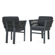 Outdoor Dining Chair, All-Weather Patio Seating For Backyard (Set of 2) - R&R Furniture Gallery (Fountain Valley, CA)