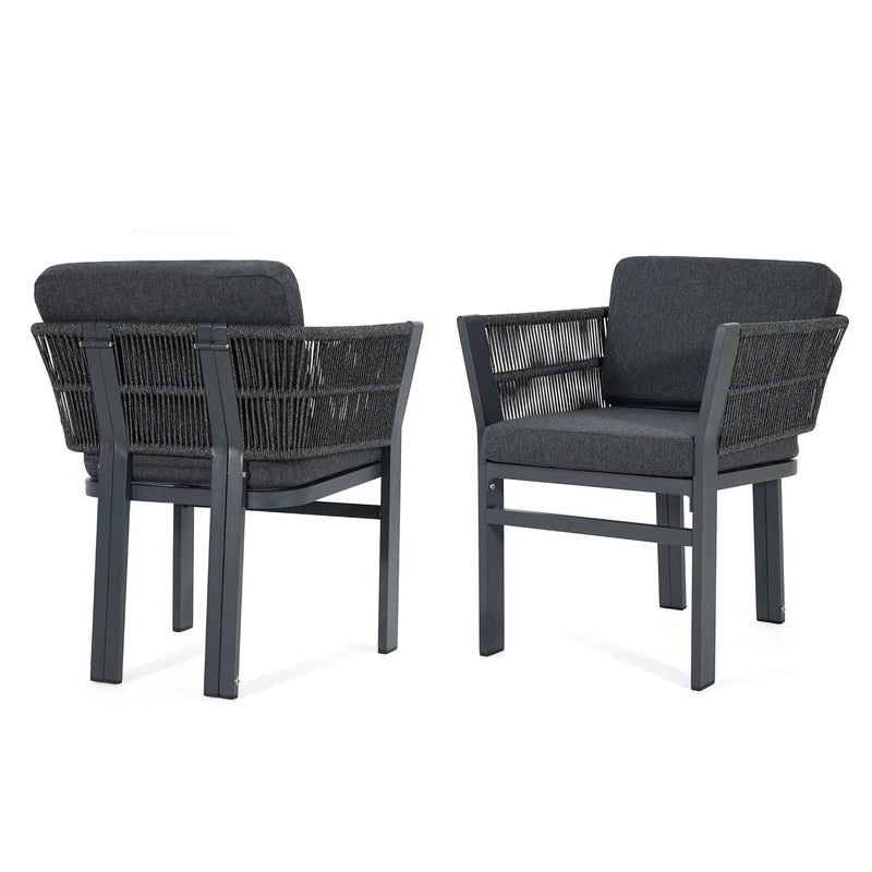 Outdoor Dining Chair, All-Weather Patio Seating For Backyard (Set of 2) - R&R Furniture Gallery (Fountain Valley, CA)