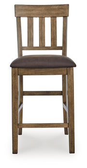 Urbinforte - Upholstered Barstool (Set of 2) - Light Brown - R&R Furniture Gallery (Fountain Valley, CA)