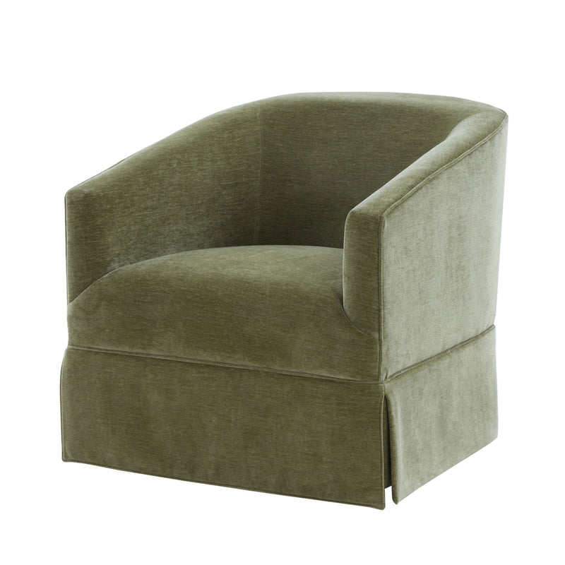 Elm - Skirted Swivel Chair - R&R Furniture Gallery (Fountain Valley, CA)