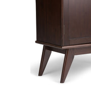 Draper - Low Storage Cabinet - Medium Auburn Brown - R&R Furniture Gallery (Fountain Valley, CA)