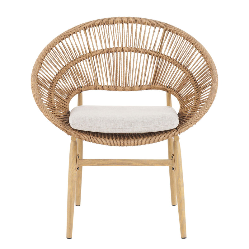 Cyril - Outdoor Papasan Style Dining Chair (Set of 2) - R&R Furniture Gallery (Fountain Valley, CA)