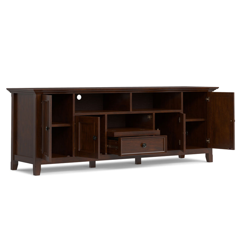 Amherst - TV Stand For TVs Up To 80" - Brown - R&R Furniture Gallery (Fountain Valley, CA)