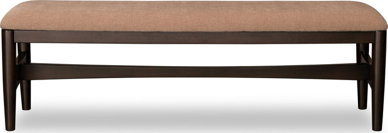 Koko Upholstered Dining Bench in Minx