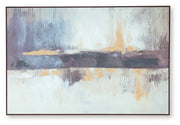 Gatesford - Wall Art - Blue / White / Tan - R&R Furniture Gallery (Fountain Valley, CA)
