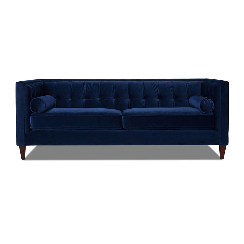 Jack - Modern Tuxedo Tufted Sofa - Navy Blue - R&R Furniture Gallery (Fountain Valley, CA)
