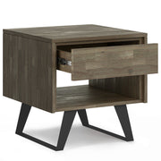 Lowry - Handcrafted End Table - R&R Furniture Gallery (Fountain Valley, CA)