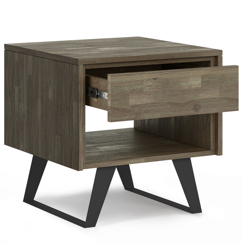 Lowry - Handcrafted End Table - R&R Furniture Gallery (Fountain Valley, CA)