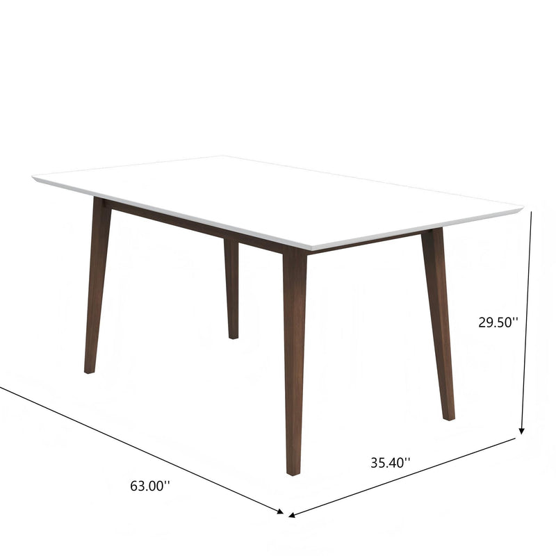 Mary - Modern Style Rectangular Dining Kitchen Table - R&R Furniture Gallery (Fountain Valley, CA)