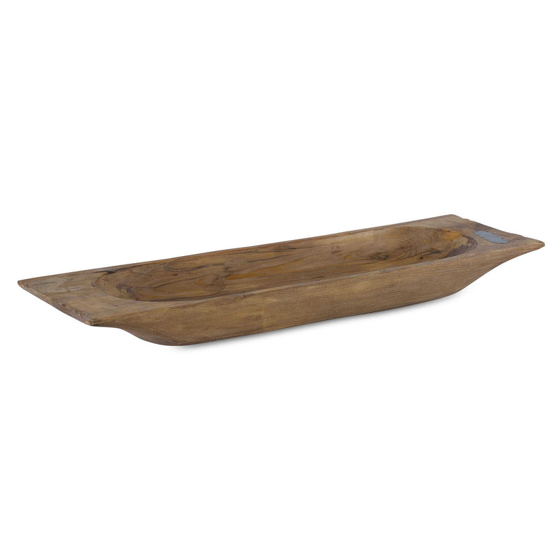 Dark brown dough tray by Uttermost, rectangular tray with a smooth finish, ideal for baking or serving.