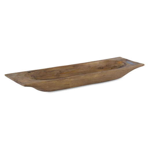 Dark brown dough tray by Uttermost, rectangular tray with a smooth finish, ideal for baking or serving.