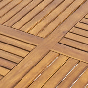 Hermosa - Outdoor Acacia Wood Table Circular Design - R&R Furniture Gallery (Fountain Valley, CA)