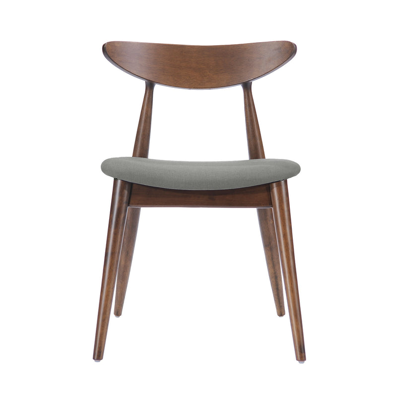 Retro Dining Chairs With Ergonomic Back (Set of 2) - R&R Furniture Gallery (Fountain Valley, CA)