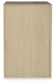 Calmoro - Three Drawer Night Stand - Gray - R&R Furniture Gallery (Fountain Valley, CA)
