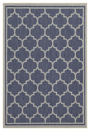 Sunshine - 5'3" X 7'3" Indoor, Outdoor Area Rug Polypropylene - Blue - R&R Furniture Gallery (Fountain Valley, CA)