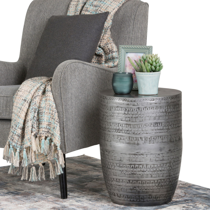 Johnsen - Handcrafted Large Metal Accent Table - R&R Furniture Gallery (Fountain Valley, CA)