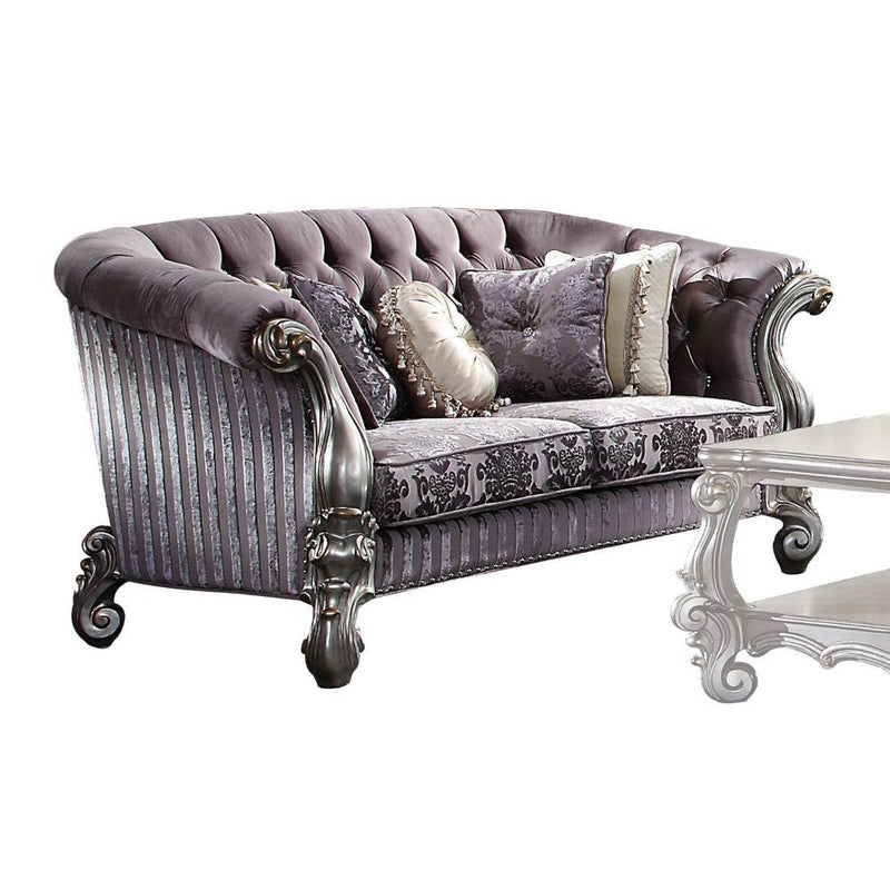 Versailles - Loveseat With 5 Pillows - R&R Furniture Gallery (Fountain Valley, CA)