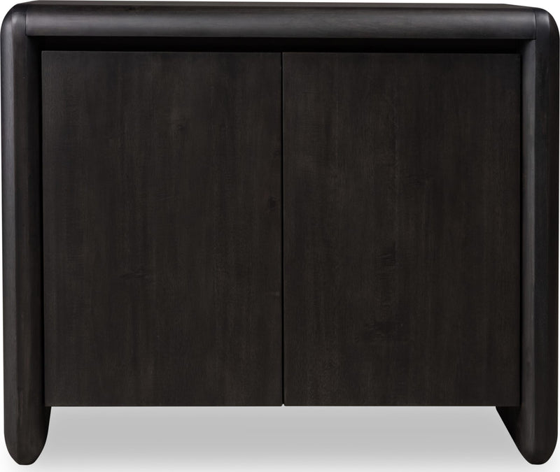 Xolani Two Door Acacia Wood Cabinet in Jaguar
