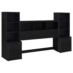 Geary - 3 Piece Bedroom Set With Bookcase Headboard