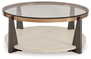 Frazwa - Round Cocktail Table - Multi - R&R Furniture Gallery (Fountain Valley, CA)