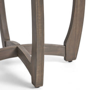 Hermosa - Rustic Circular Bistro Table - Gray - R&R Furniture Gallery (Fountain Valley, CA)