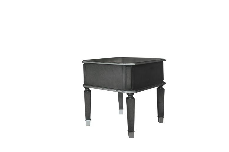 House Beatrice - End Table - Charcoal & Light Gray - R&R Furniture Gallery (Fountain Valley, CA)