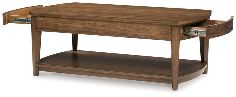 Burkbyer - Rectangular Table - R&R Furniture Gallery (Fountain Valley, CA)