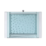 Nysa - 20" X 14" Accent Table - Mirrored & Faux Crystals - R&R Furniture Gallery (Fountain Valley, CA)