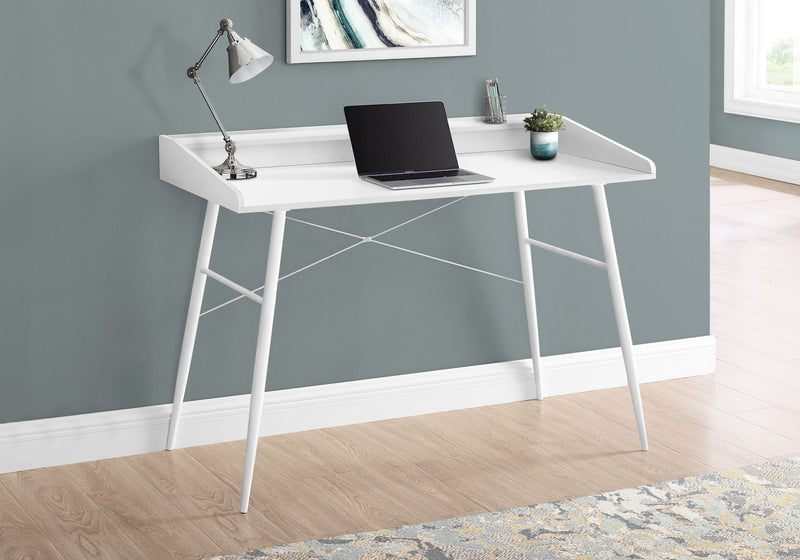 Computer Desk For Home Office, Laptop Storage Shelves, Contemporary & Modern - R&R Furniture Gallery (Fountain Valley, CA)