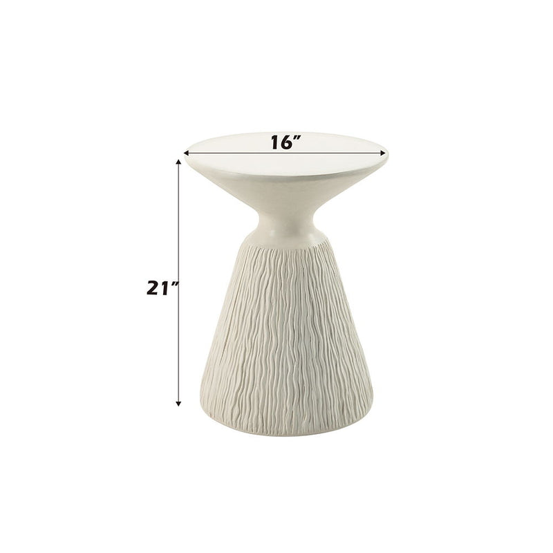 Duane - Accent Table - Natural White - R&R Furniture Gallery (Fountain Valley, CA)