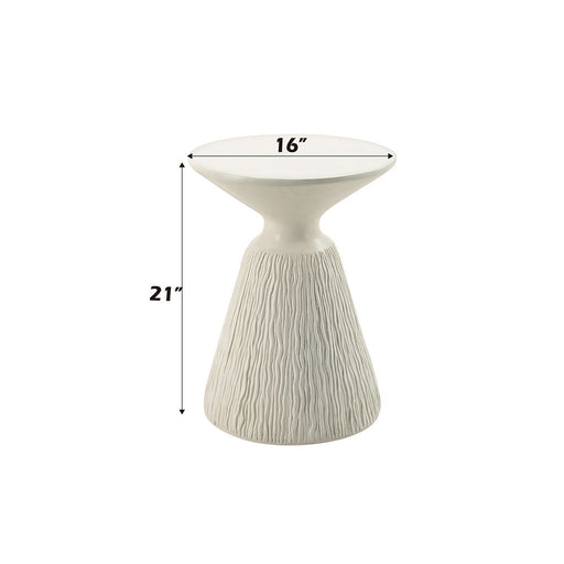 Duane - Accent Table - Natural White - R&R Furniture Gallery (Fountain Valley, CA)