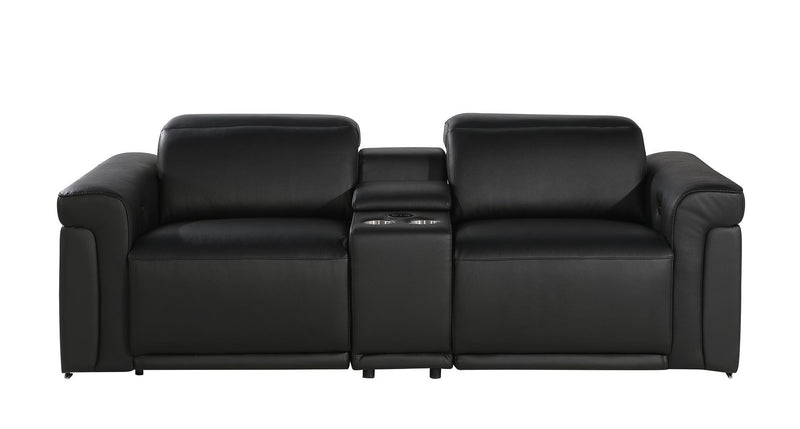 1126 - 3-Piece Modular Power Reclining Loveseat In With 2 Power Recliners & Power Headrests