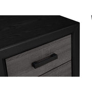 Soluto - Nightstand - Gray / Black - R&R Furniture Gallery (Fountain Valley, CA)