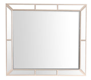 Contemporary mirror by Glory Furniture featuring a sleek, elegant design with a modern rectangular frame and reflective glass surface.