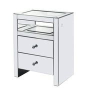 Dominic - Accent Table With LED - Mirrored - R&R Furniture Gallery (Fountain Valley, CA)